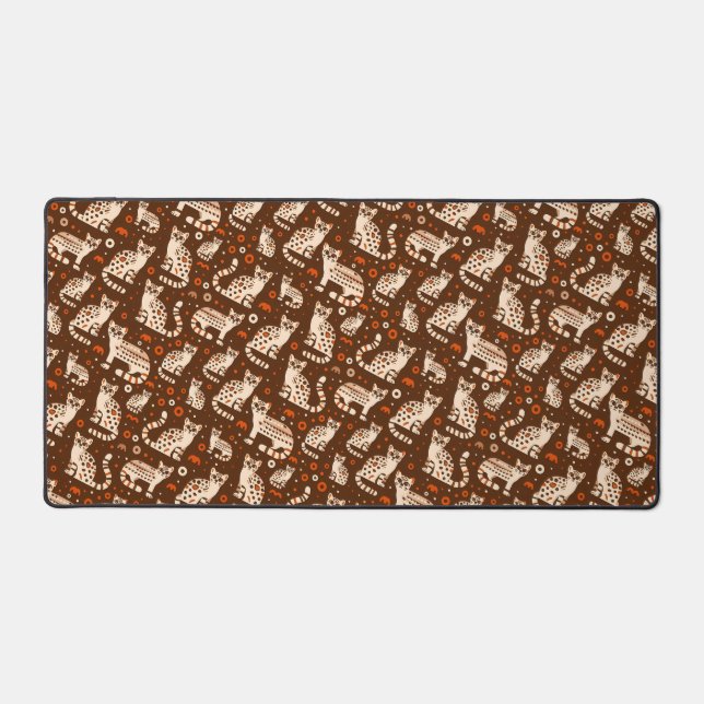 Ocelot Pattern Schreibtischunterlage (Vorderseite)