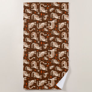 Ocelot Pattern Strandtuch