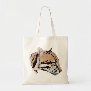Ocelot-Porträt Tragetasche