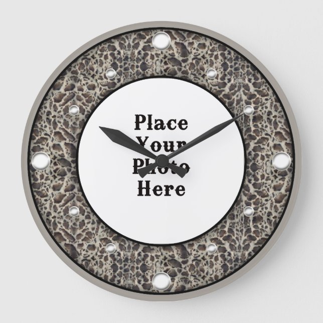 Ocelot Votre horloge murale photo (Recto)