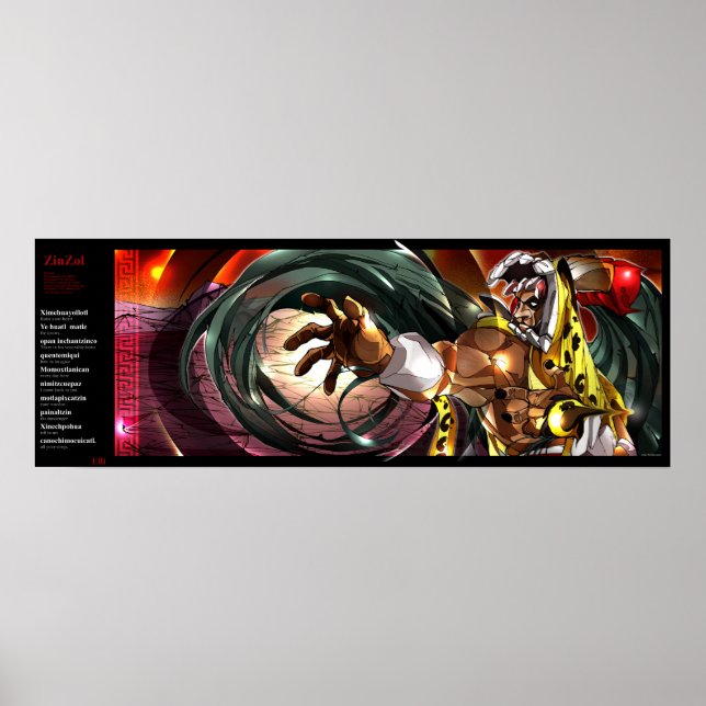 Oceloteotl-Gürtelposter Poster (Vorne)