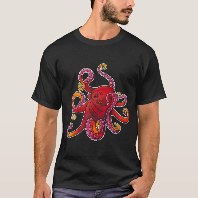 Ocho der Oktopus T-Shirt (Vorderseite)