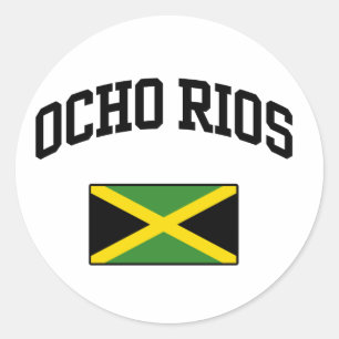 Ocho Rios Jamaica Runder Aufkleber