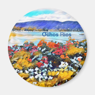 Ochos Rios Neon Pop Art Florenz Magnet