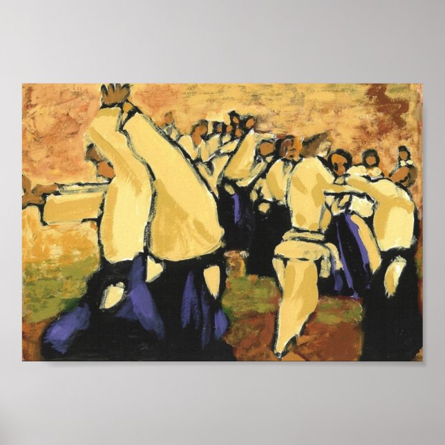 Ochre Aikido Seminar Sketch Poster (Vorne)