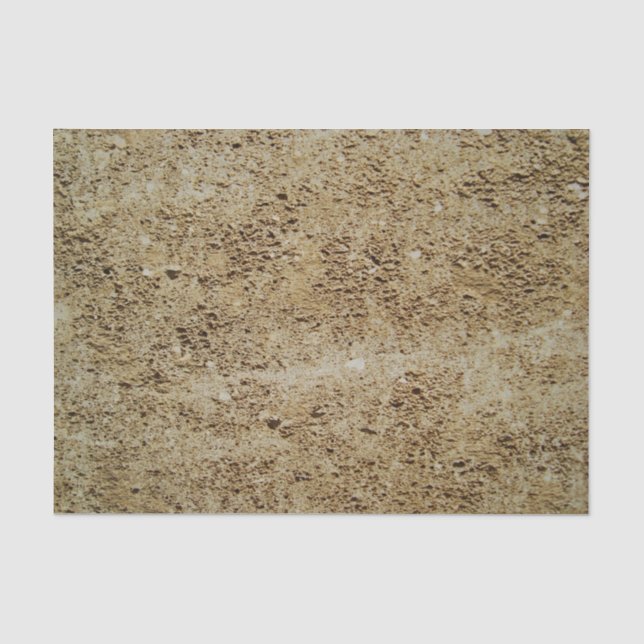 Ochre Brown Stone Rock Mineral Texture DIY Seidenpapier (Vorderseite)