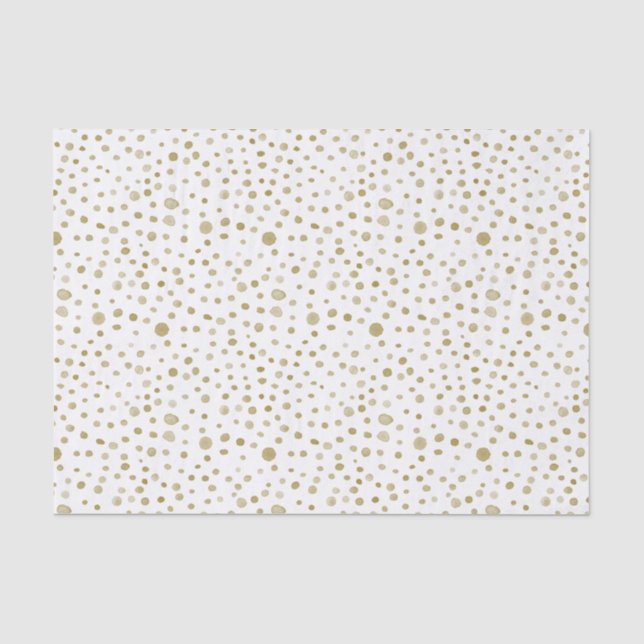 Ochre Confetti Wasserfarbtafelpapier Seidenpapier (Vorderseite)