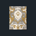 Ochre Ikat II Leinwanddruck<br><div class="desc">Muster</div>