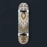 Ochre Ikat II Skateboard<br><div class="desc">Muster</div>