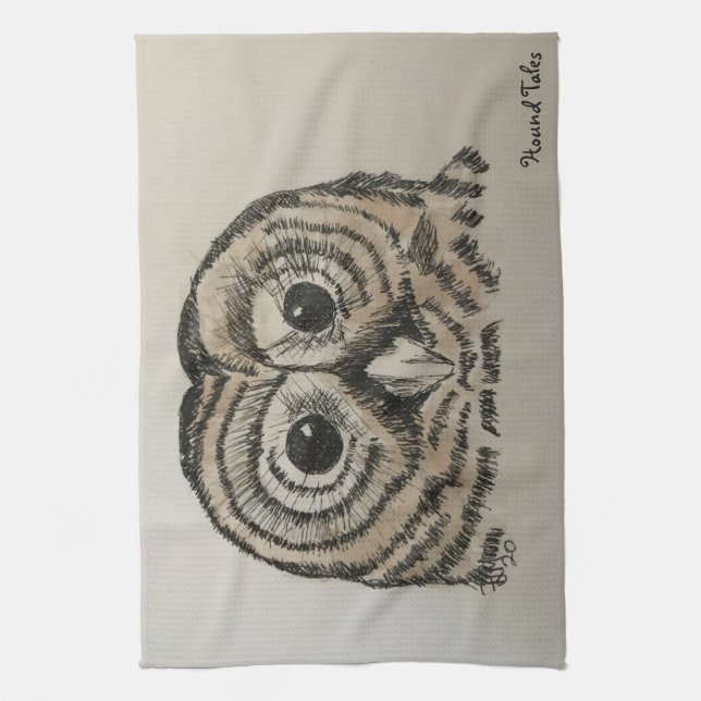 Ochse Geschirrtuch (Vertikal)