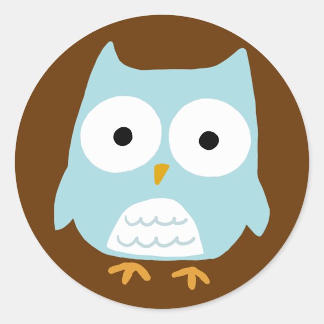 Ochse Runder Aufkleber (Vorderseite)