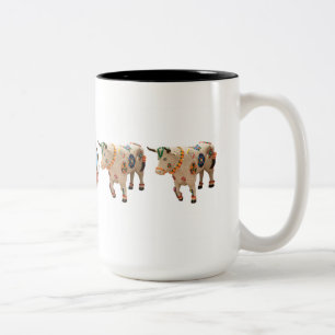 "Ochse übersteigt" 15 Unze-Tasse Zweifarbige Tasse