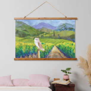 Ochse Wandteppich Mit Holzrahmen