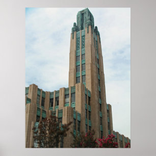 Ochsen Wilshire Gebäude-Kunst-Deko-Foto Poster
