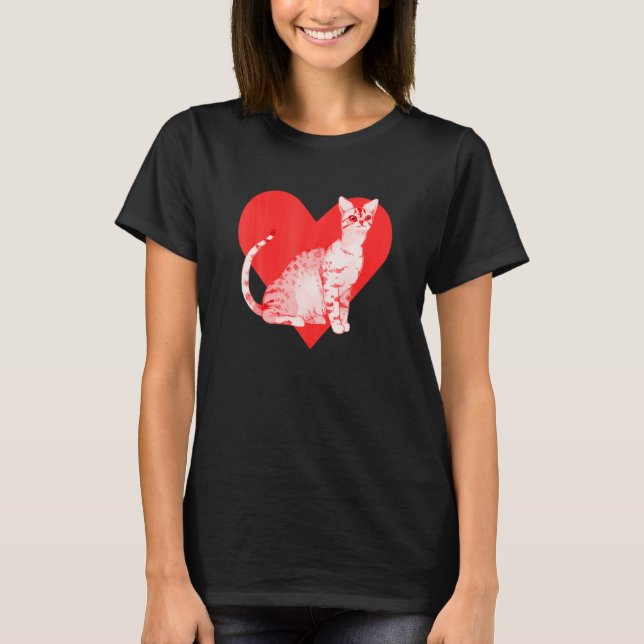 Ocicat-Katze T-Shirt (Vorderseite)