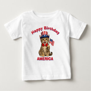 Ocicat Kitten (1q) Patriotisches Kinder T-Shirt