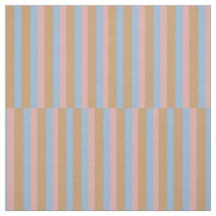 Ocker, Rosa und blaue Streifen Stoff