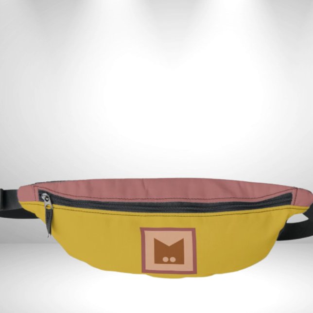 Ockergelber, roter Bauchbeutel Bauchtasche (Von Creator hochgeladen)