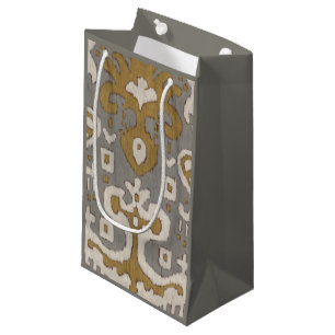 Ockerhaltiges Ikat I Kleine Geschenktüte