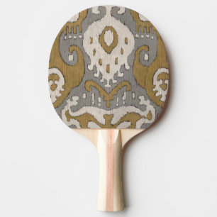 Ockerhaltiges Ikat II Tischtennis Schläger