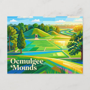 Ocmulgee Mounds National Historical Park USA Postkarte