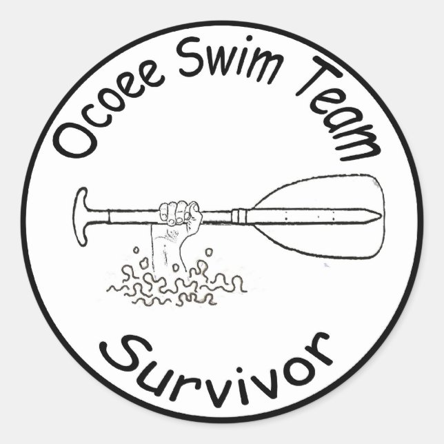 Ocoee Swim Team Aufkleber (Vorderseite)