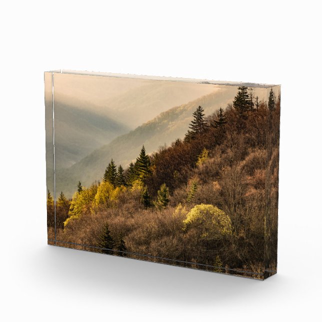 Oconaluftee Valley Aussicht | North Carolina Fotoblock (Rechts)