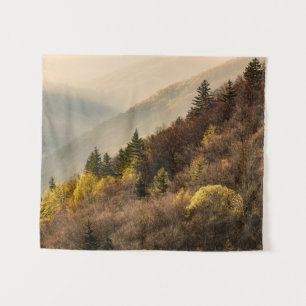 Oconaluftee Valley Aussicht   North Carolina Wandteppich