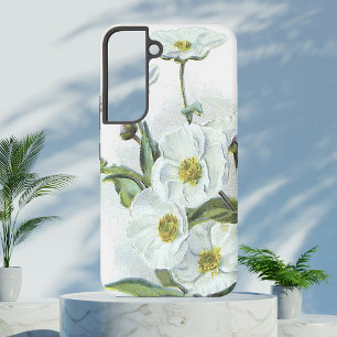 Oconee Glocken Prachtvolle Weiße Blumen Illustrati Samsung Galaxy Hülle