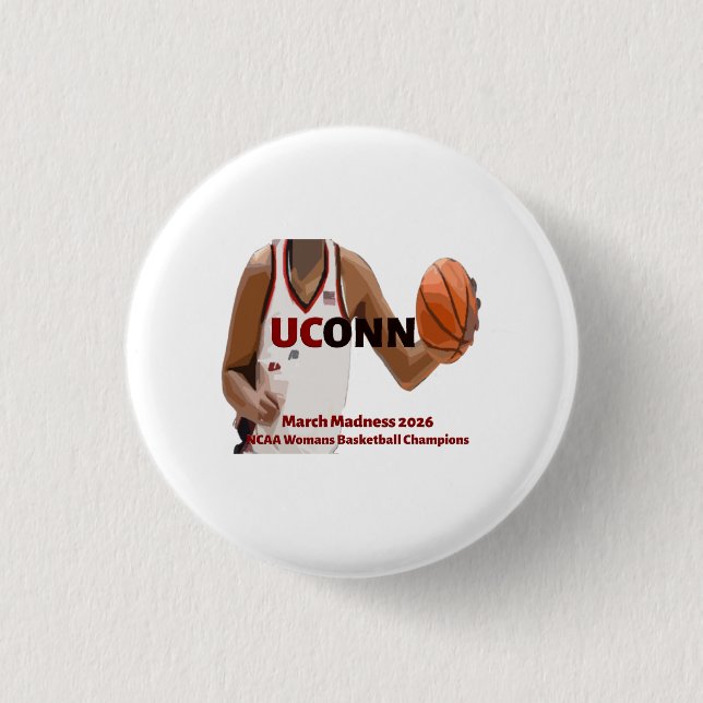 OCONN March Madness Champions 2026 Button (Vorderseite)
