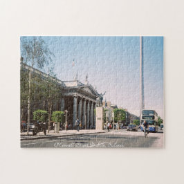 O'Connell-Straße, zentrale Laubsäge Dublins Irland
