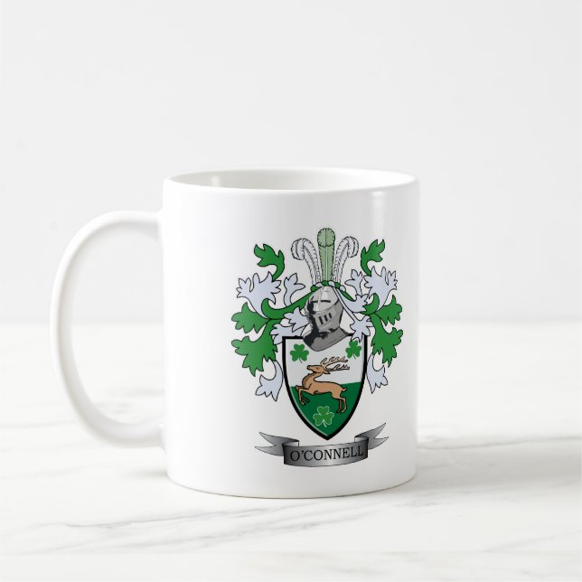 O'Connell-Wappen Kaffeetasse (Links)