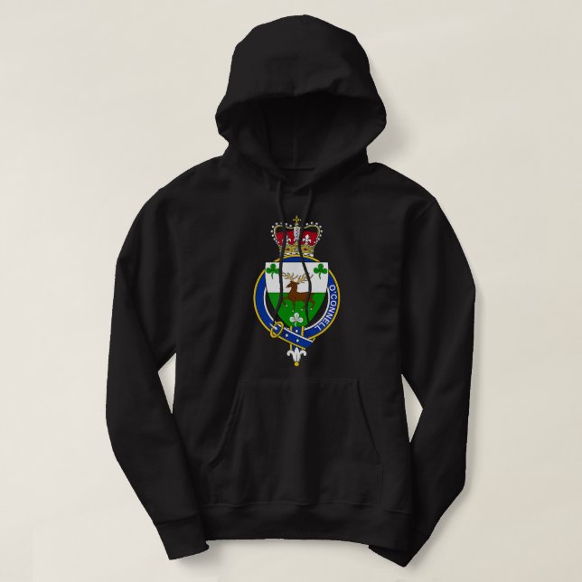 O'Connor Coat of Arms Familienwappen Hoodie (Design vorne)