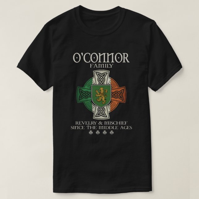 O'Connor Family Ireland O'Connor Name T-Shirt (Design vorne)