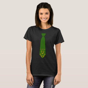 O'Connor Irish Necktie T - Shirt mit Harp Women's