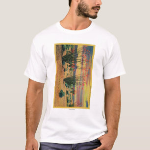 Ocotillo-Blumen in der Blüte, Kalifornien T-Shirt