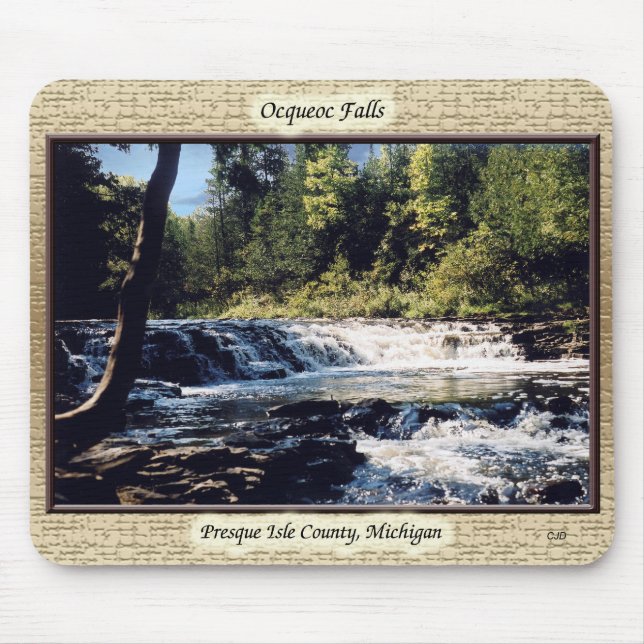 Ocqueoc Falls mousepad (Vorne)