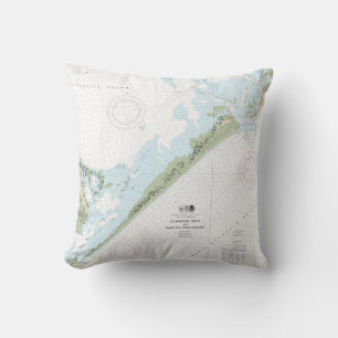 Ocracoke Inlet und Teil des Core Sound Kissen