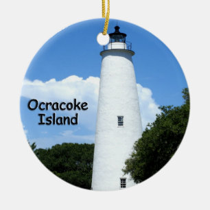 Ocracoke Insel-Leuchtturm Keramikornament
