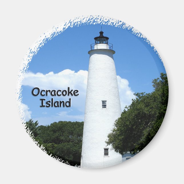 Ocracoke Island Light Magnet (Vorne)