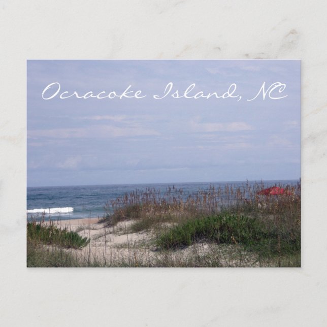 Ocracoke Island, NC Postkarte (Vorderseite)