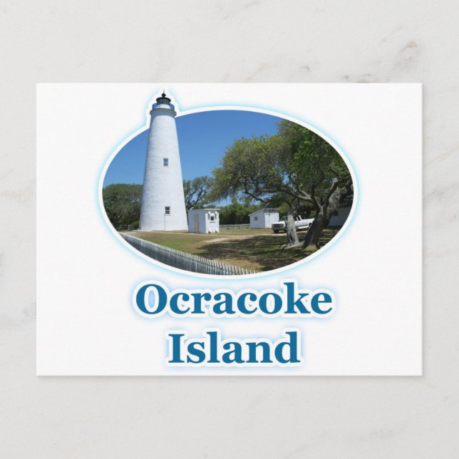 Ocracoke Island, North Carolina Postkarte (Vorderseite)