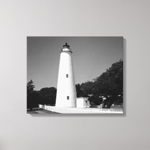 Ocracoke-Leuchtturm Leinwanddruck