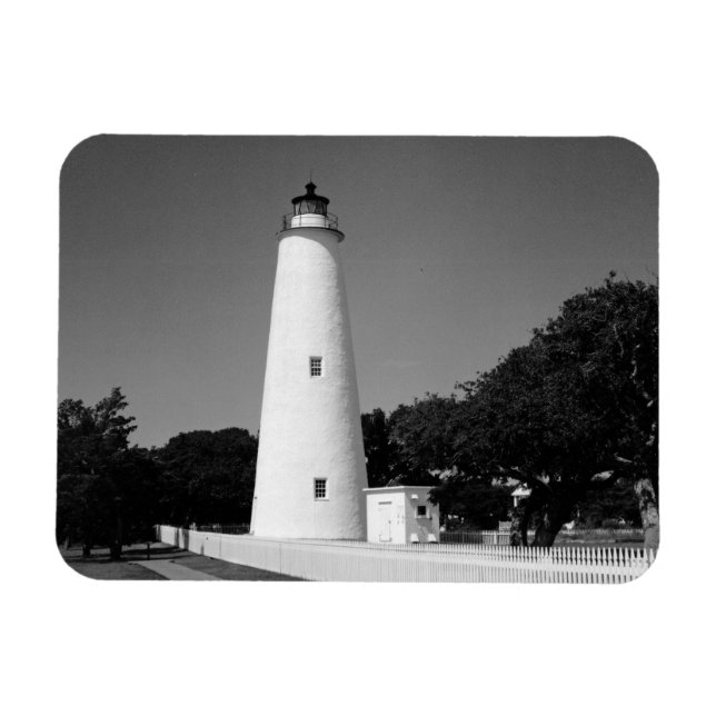 Ocracoke-Leuchtturm Magnet (Horizontal)