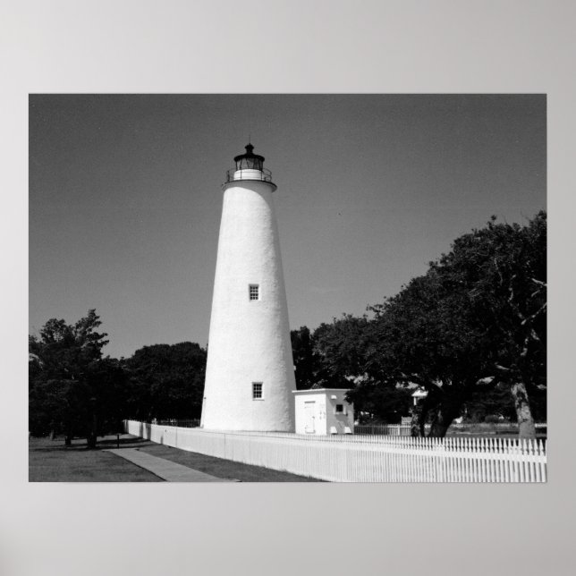 Ocracoke-Leuchtturm Poster (Vorne)
