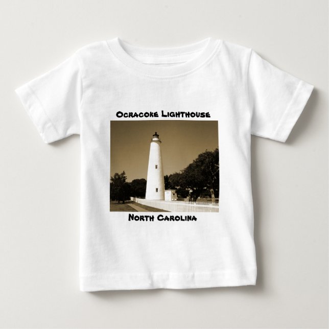Ocracoke Lighthouse Baby T-shirt (Vorderseite)