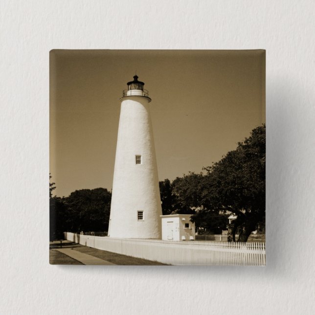 Ocracoke Lighthouse Button (Vorderseite)