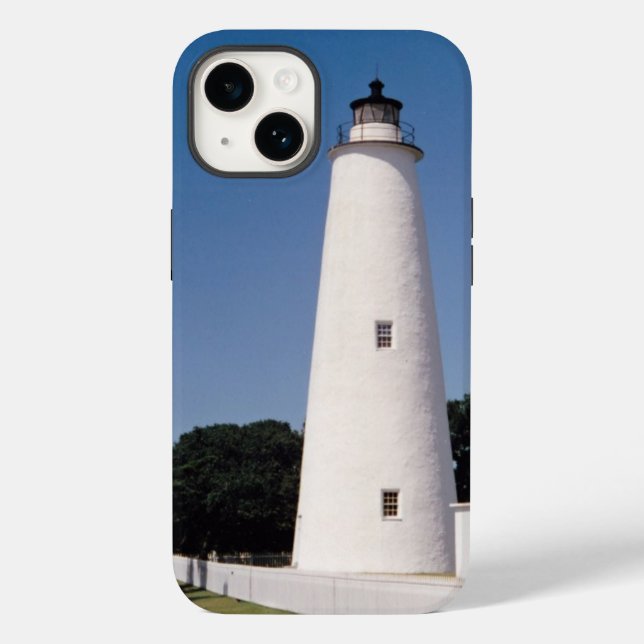 Ocracoke Lighthouse Case-Mate iPhone 14 Hülle (Rückseite)