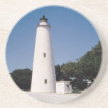 Ocracoke Lighthouse Getränkeuntersetzer<br><div class="desc">Ocracoke Lighthouse</div>