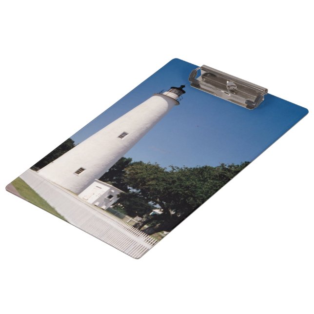 Ocracoke Lighthouse Klemmbrett (Schrägansicht)